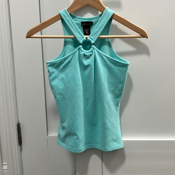 Y2K Vintage Moda International Halter Top with Metal Ring Detail Size S - Picture 2 of 5